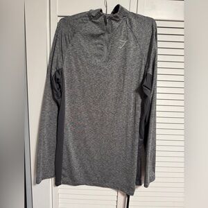 Gymshark Charcoal Long Sleeve Performance Tee